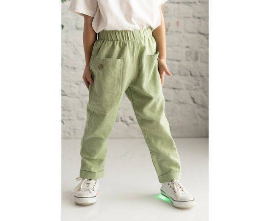 Linen Pants with Pockets for Baby Boys