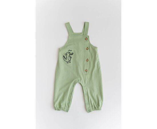 Crocodile Embroidered Salopet for Baby Boys