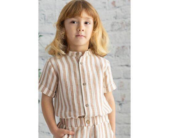 Striped Muslin Shirt for Boys