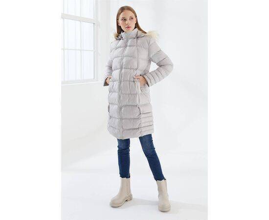 Hooded Zipper Coat with Pockets