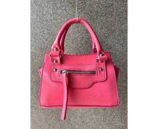 Shoulder and Handbag with Front Zipper