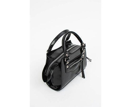 Shoulder and Handbag with Front Zipper