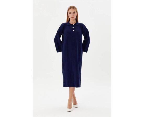 Buttoned Front Knitted Dress