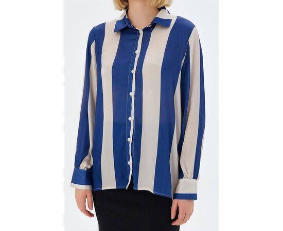 Patterned Satin Blouse